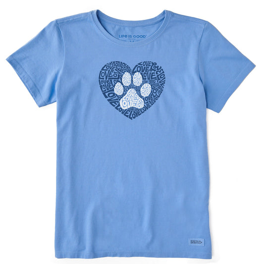 Women's Animal Heart Short Sleeve Crusher Tee