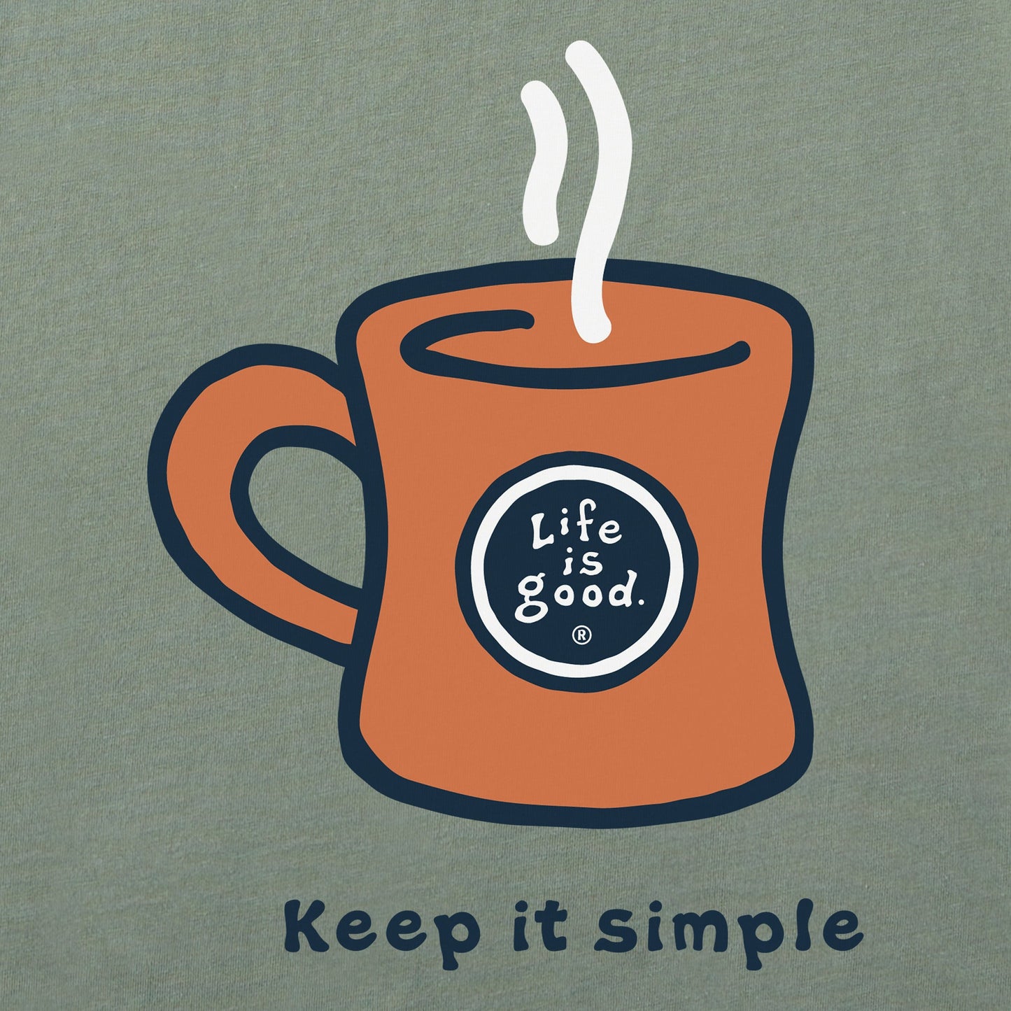 Men's Keep It Simple Mug Short Sleeve Tee