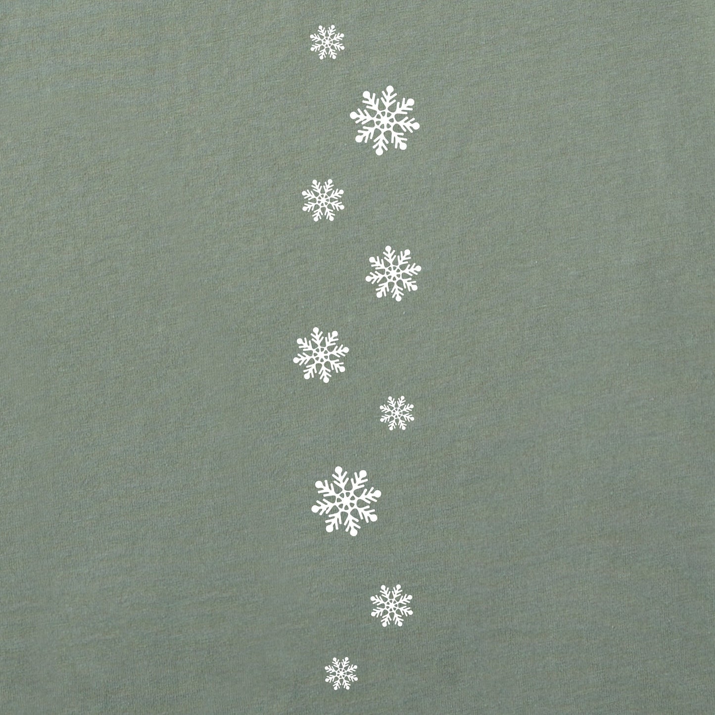 Women's Grinch Peace Love Joy Snow Long Sleeve Crusher Tee