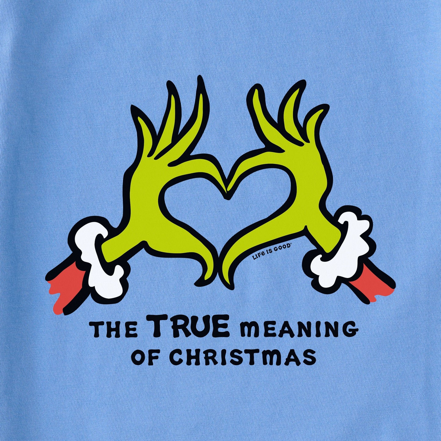 Kids True Meaning Heart Hands Long Sleeve Crusher Tee