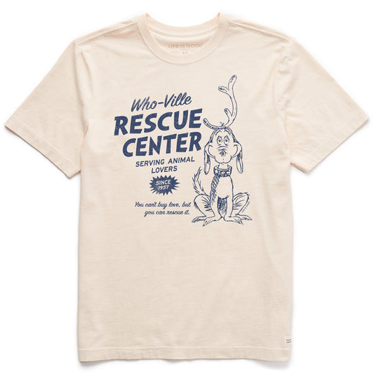 Men's WhoVille Rescue Center Short Sleeve Crusher Tee