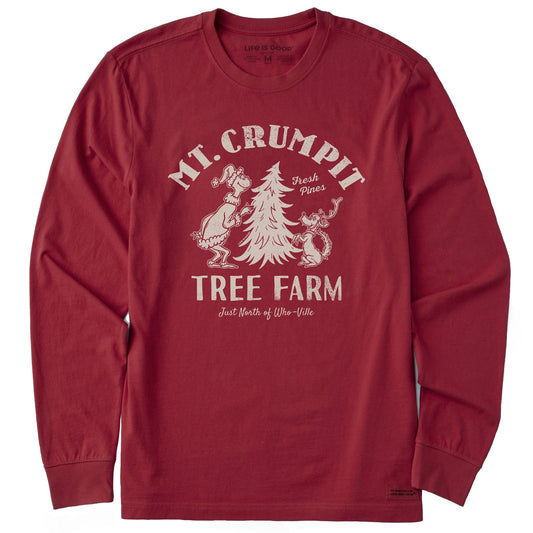 Men's Mt. Crumpit Tree Farm Long Sleeve Crusher Tee