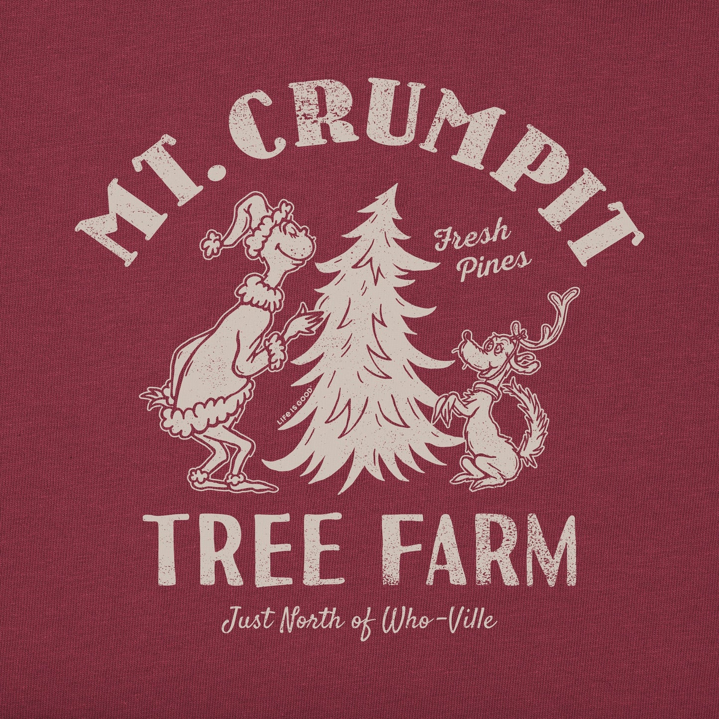 Men's Mt. Crumpit Tree Farm Long Sleeve Crusher Tee