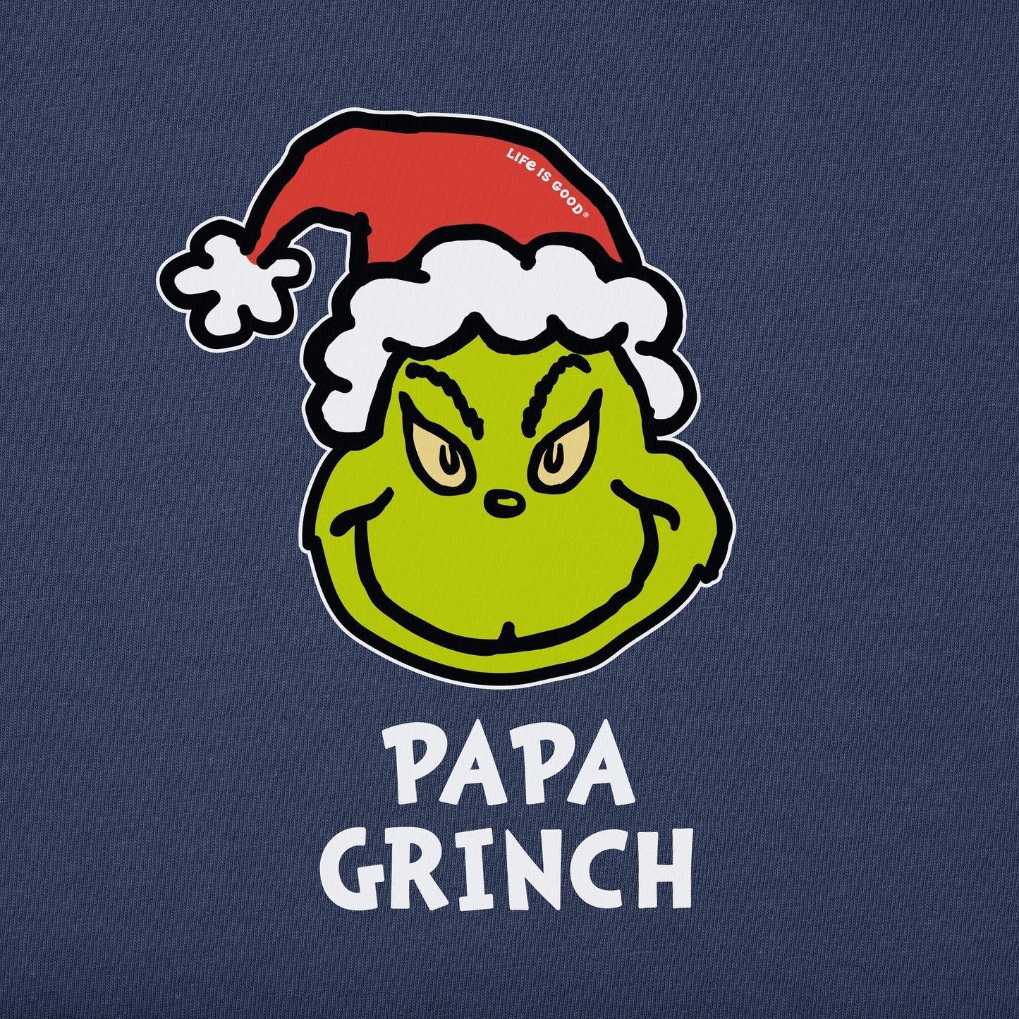 Men's Papa Grinch Long Sleeve Crusher Tee