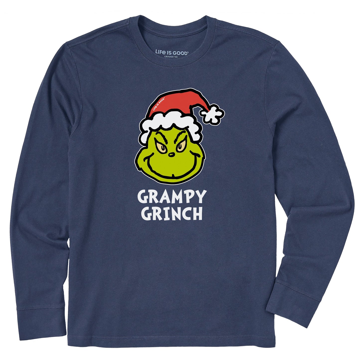 Men's Grampy Grinch Long Sleeve Crusher Tee