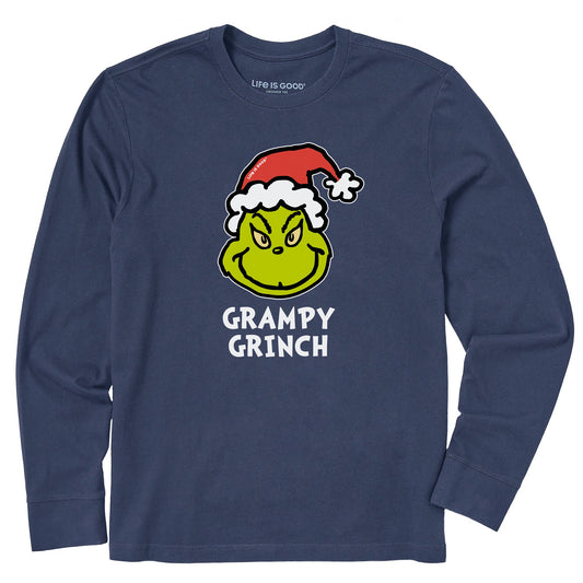 Men's Grampy Grinch Long Sleeve Crusher Tee