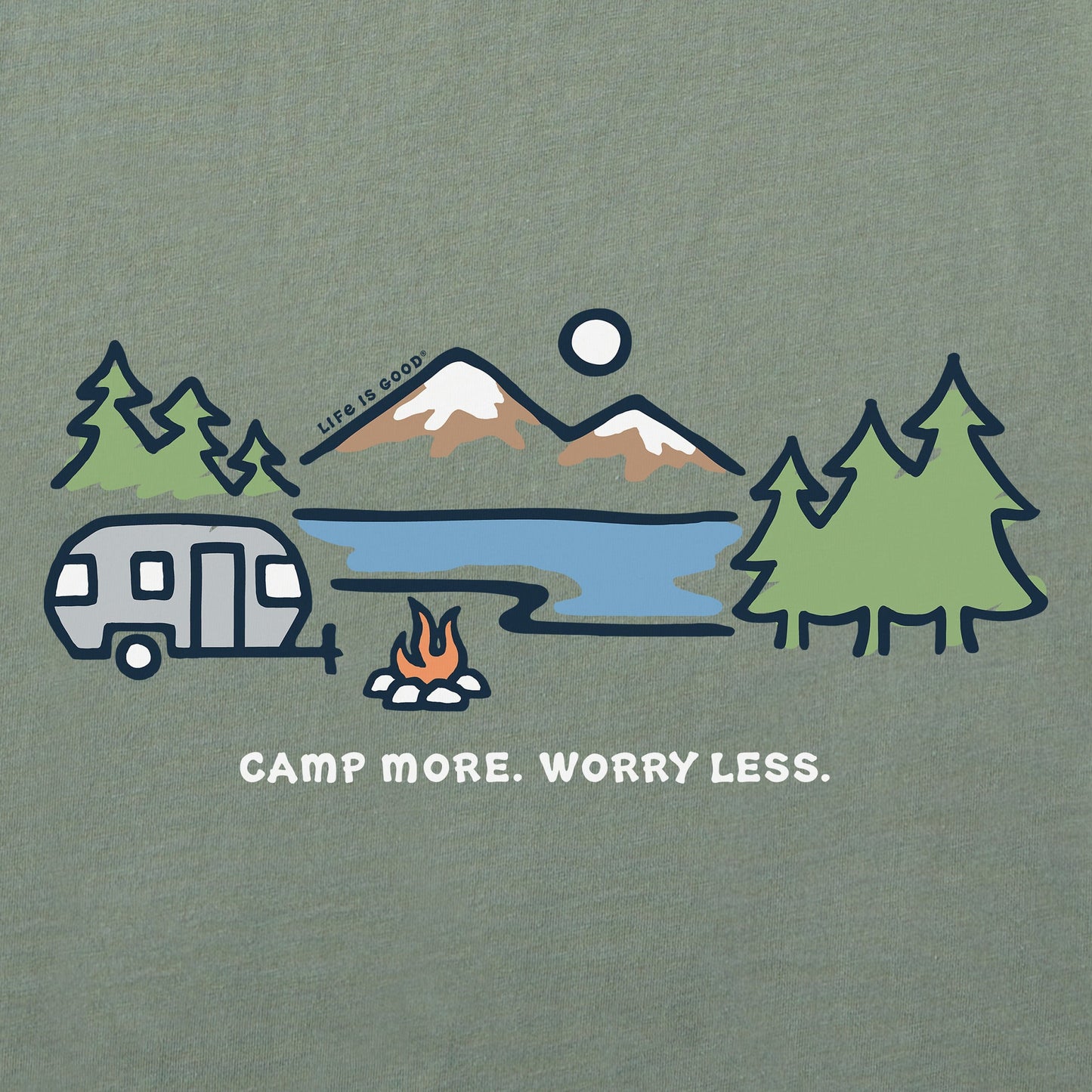 Men's Camp More Lakeside Camper Short Sleeve Tee