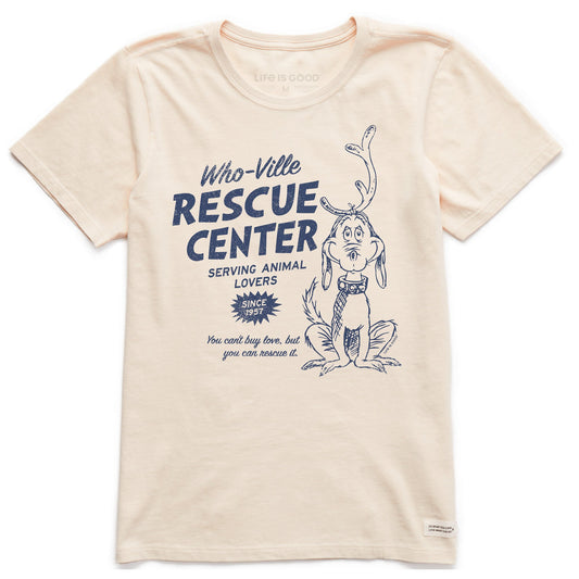 Women's WhoVille Rescue Center Short Sleeve Crusher Tee