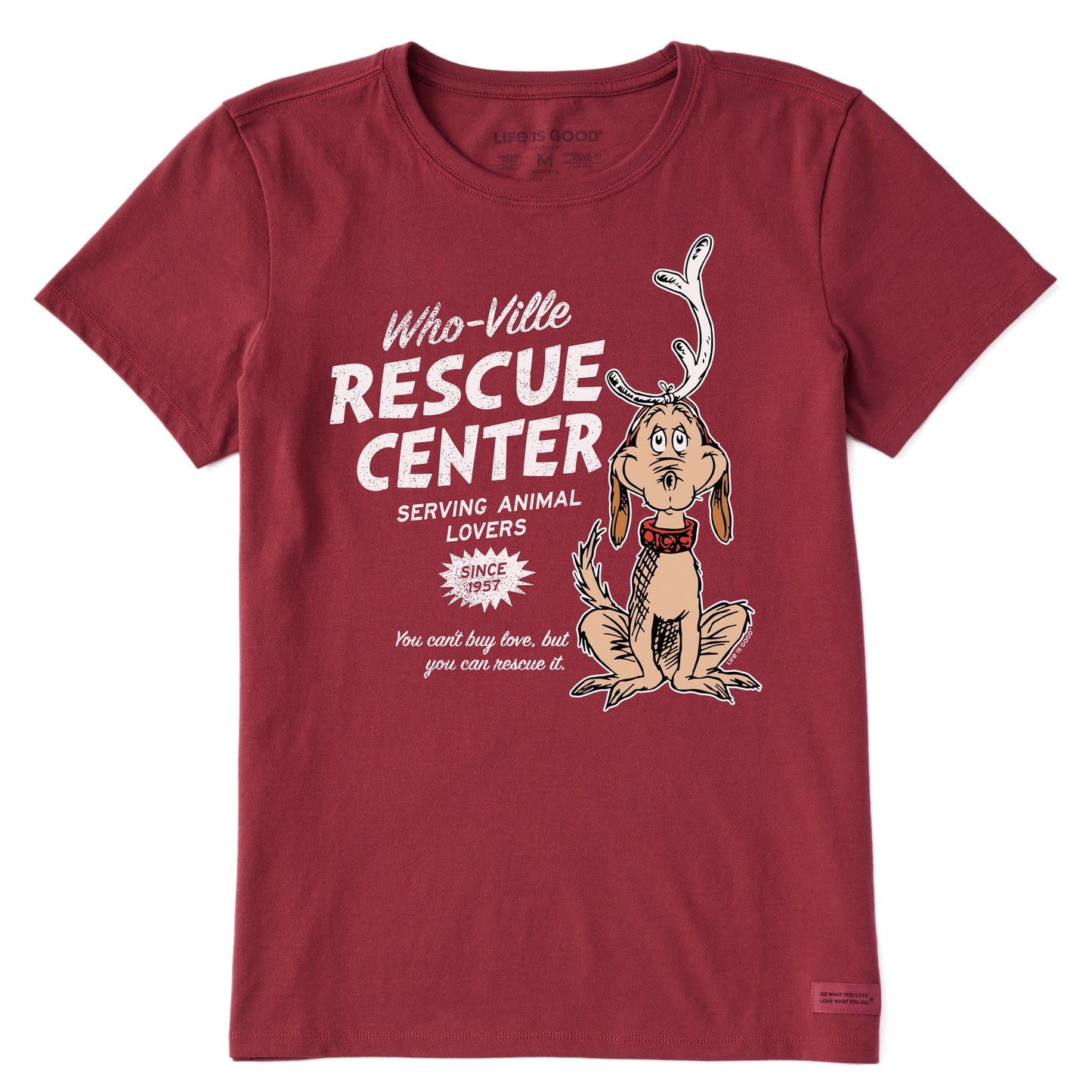 Women's WhoVille Rescue Center In Color Short Sleeve Crusher Tee