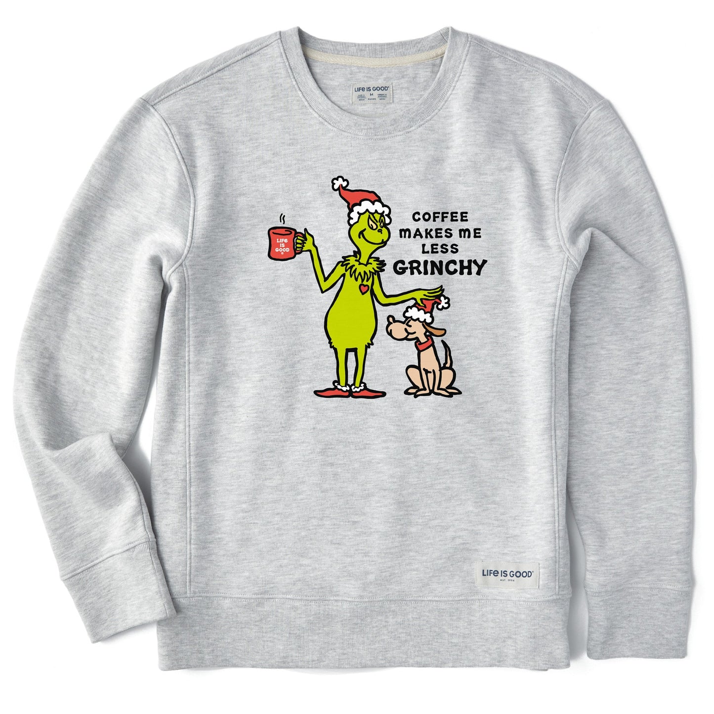 Women's Less Grinchy Coffee Simply True Crew
