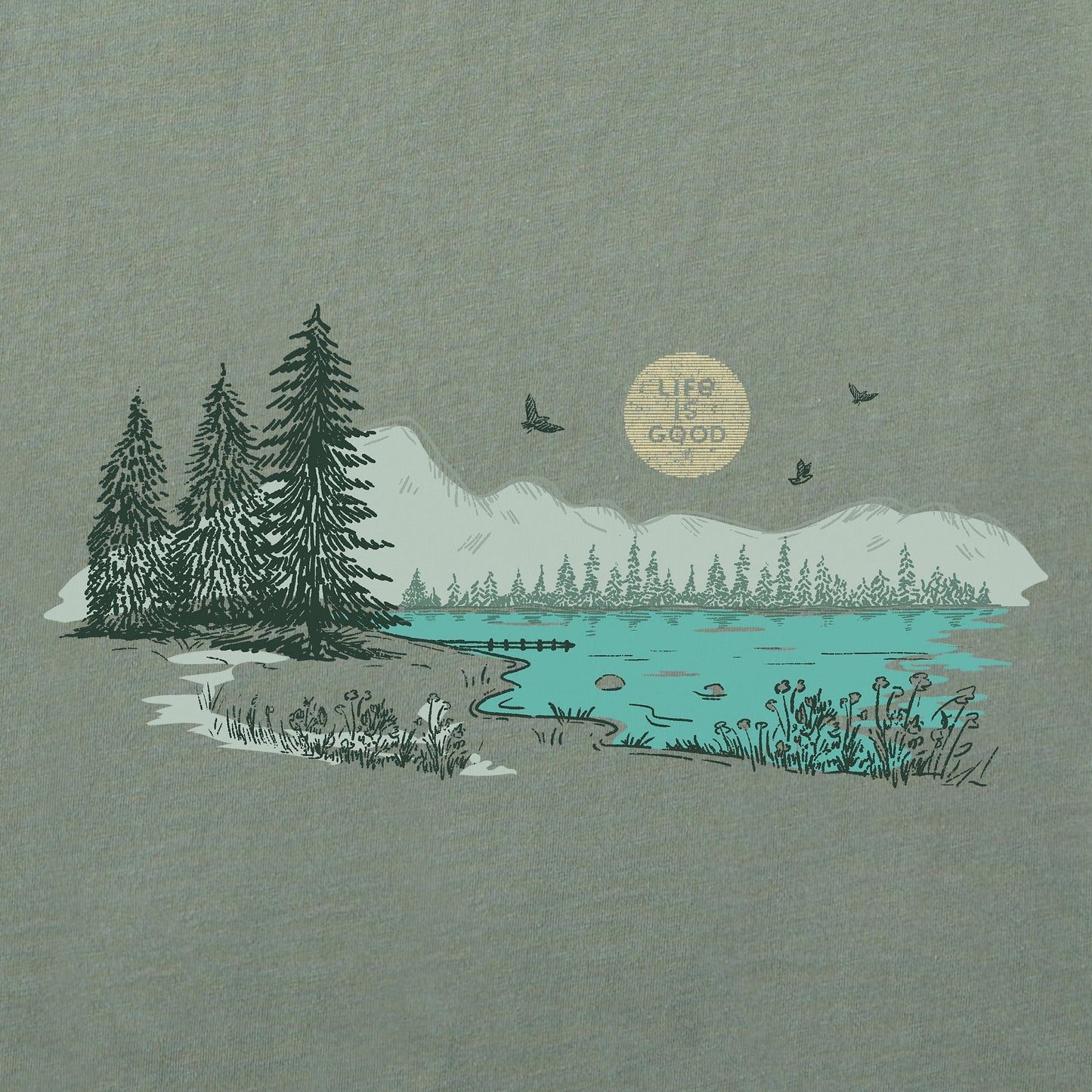 Men's Mountain Lake Short Sleeve Tee