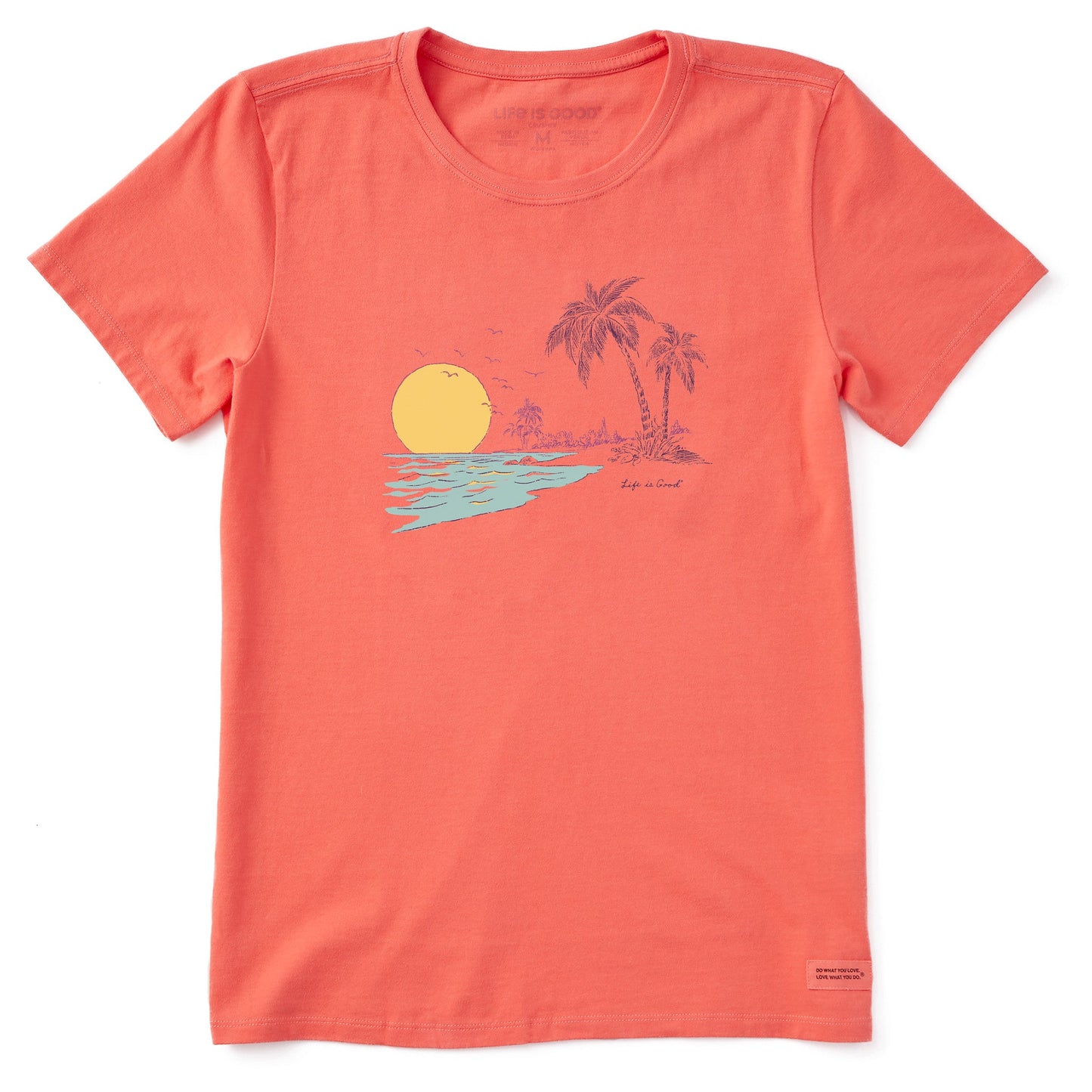 Women's Sunset Palms Short Sleeve Tee