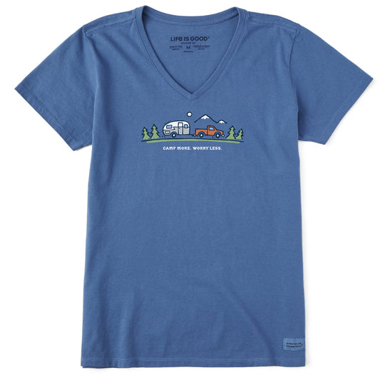 Women's Camp More on the Road Short Sleeve Vee