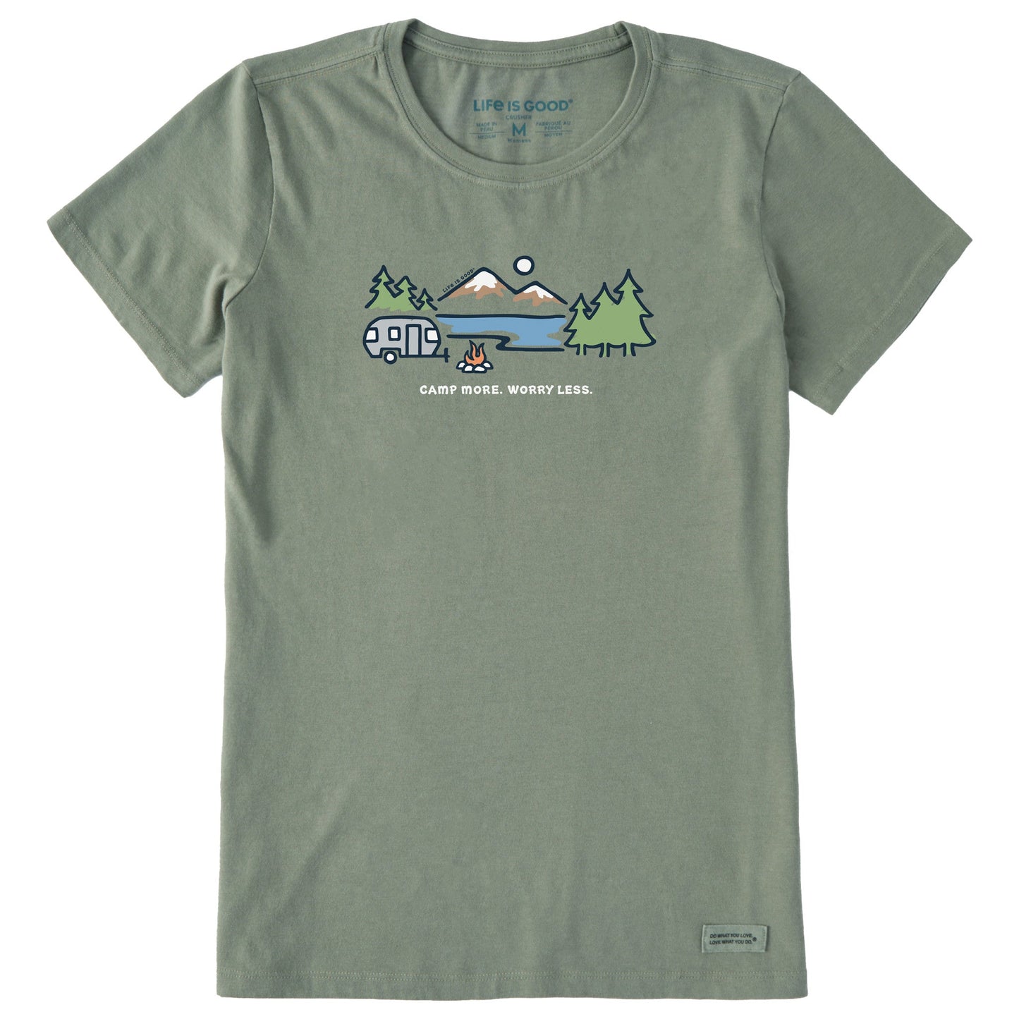 Women's Camp More Lakeside Camper Short Sleeve Tee