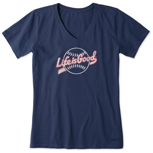Women's Baseball Ballyard Short Sleeve Vee