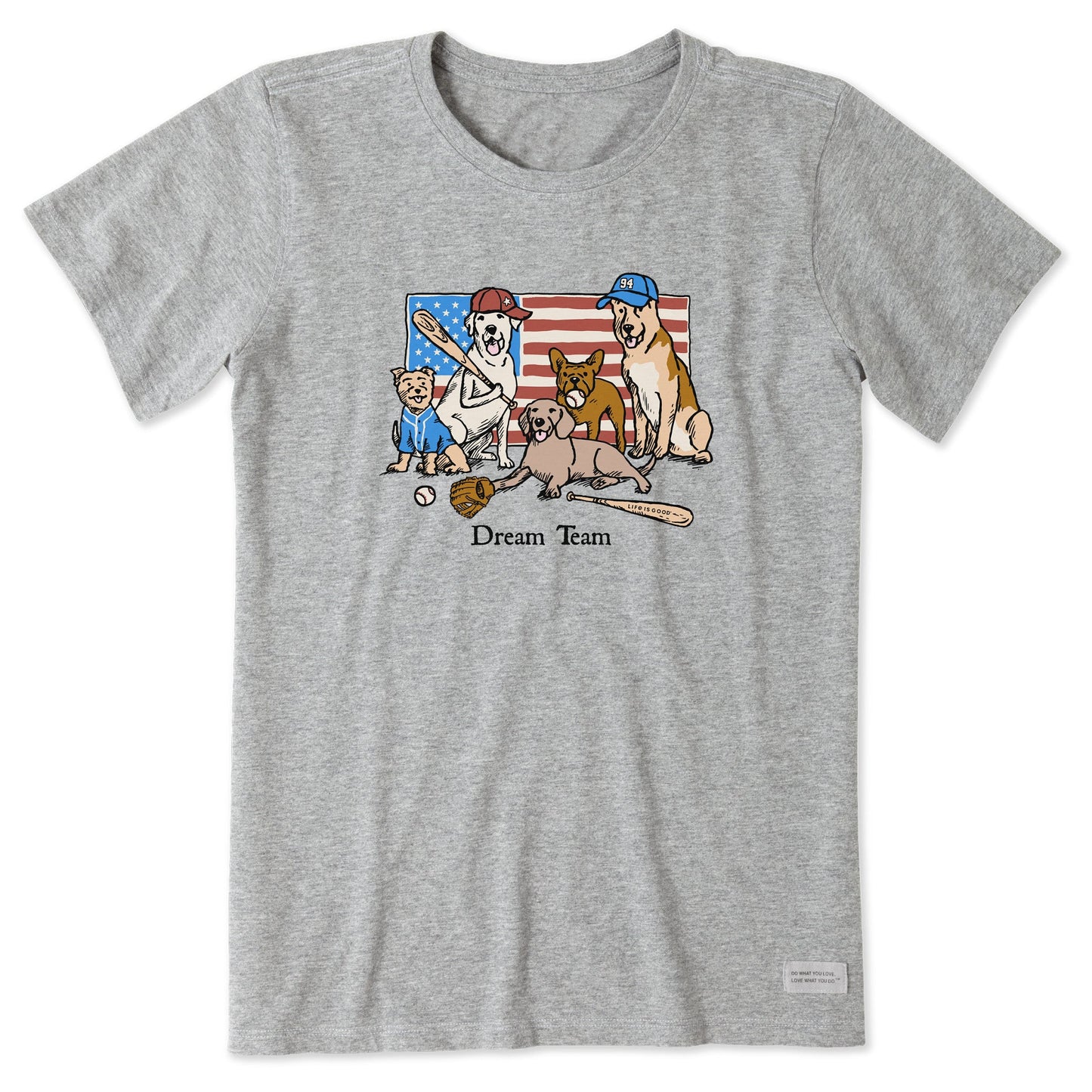 Women's Dream Team Baseball Short Sleeve Tee