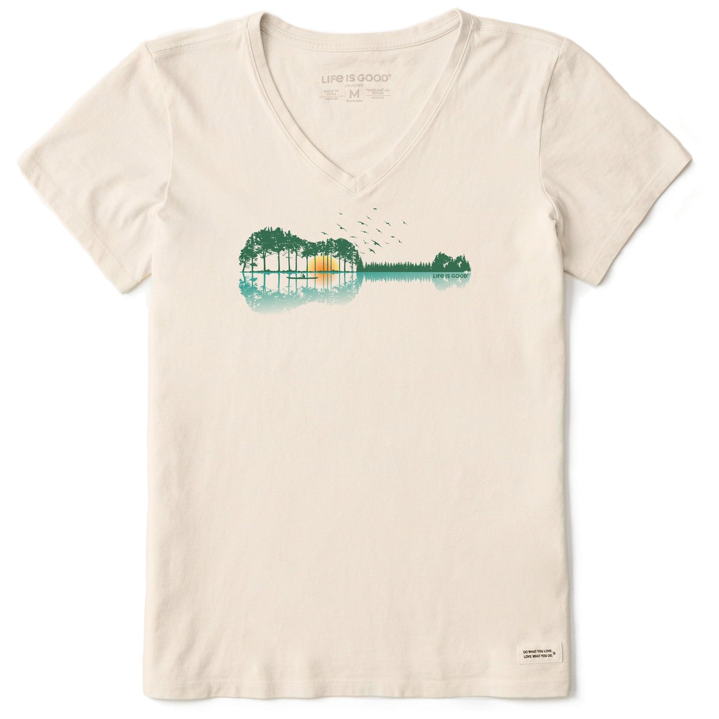 Women's Natural Rhythm on the Water Short Sleeve Crusher Vee