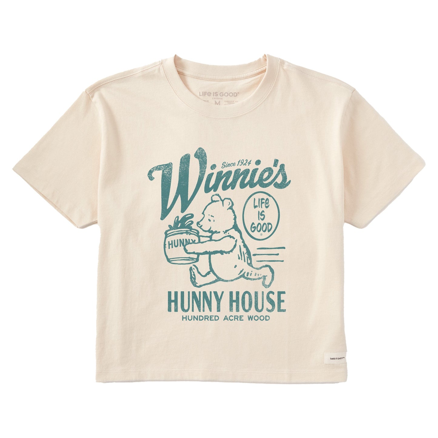 Women's Winnie's Hunny House Short Sleeve Crusher Boxy Tee