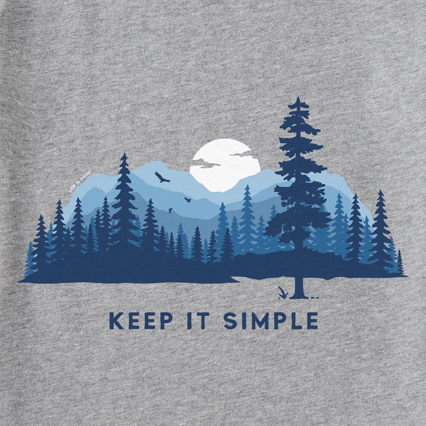 Men's Keep it Simple Evergreen Silo Short Sleeve Tee