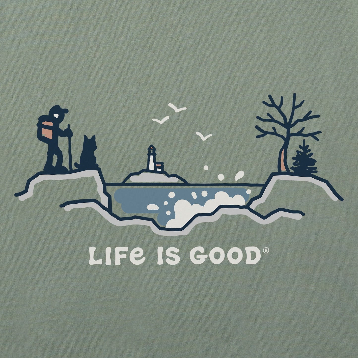 Men's Vista Rocky Coast Short Sleeve Tee