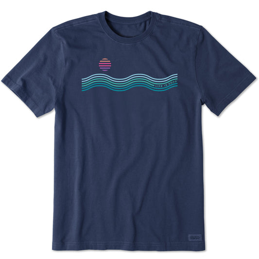 Men's Waves & Sun Short Sleeve Tee
