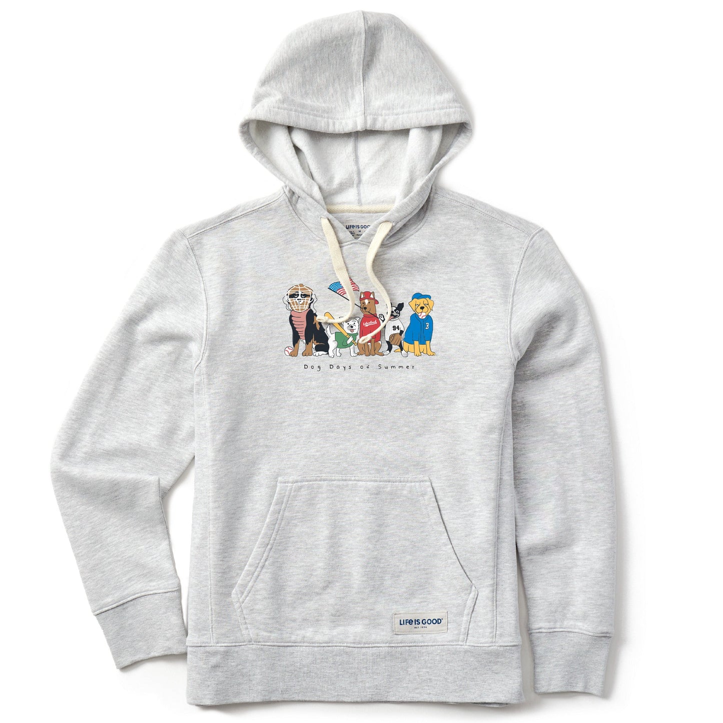 Women's Dog Days of Summer Baseball Simply True Fleece Hoodie