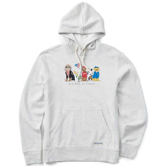 Men's Dog Days of Summer Baseball Simply True Fleece Hoodie