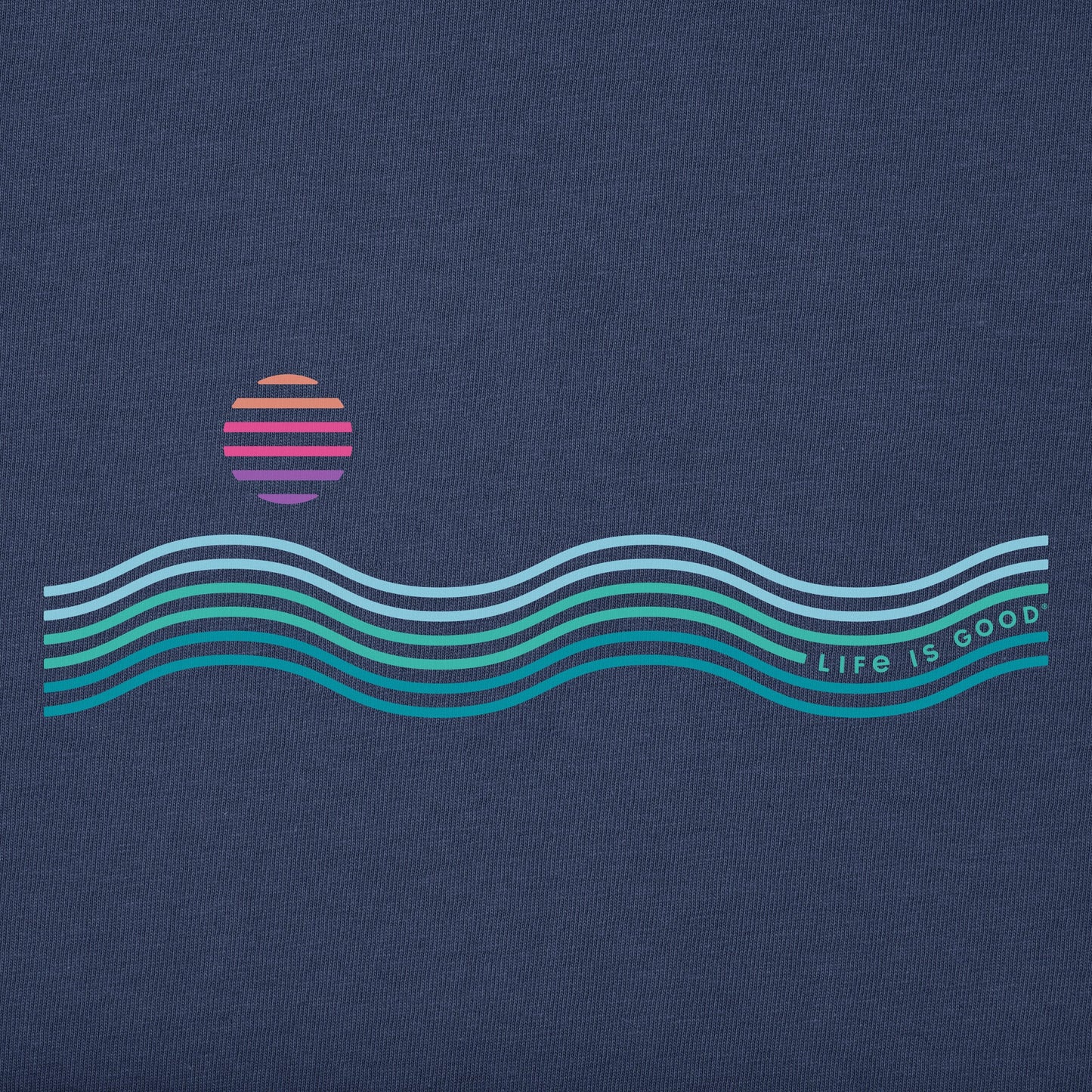 Women's Waves & Sun Short Sleeve Tee