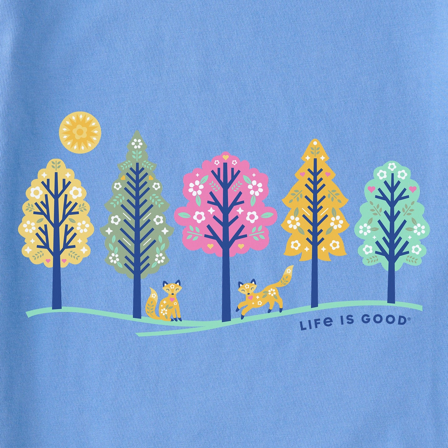 Women's Trees & Foxes Short Sleeve Tee