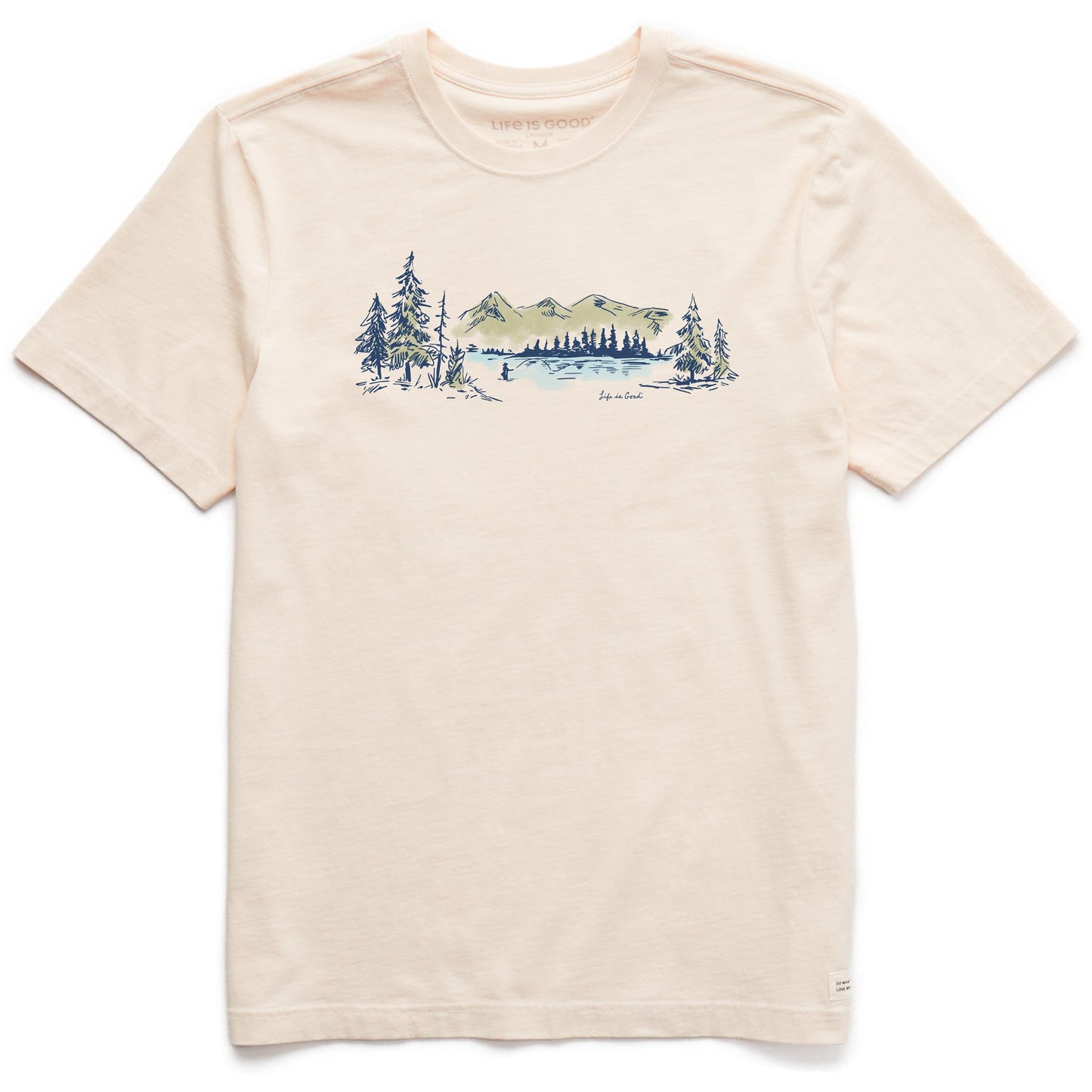 Men's Fly Fish Vista Short Sleeve Crusher Tee