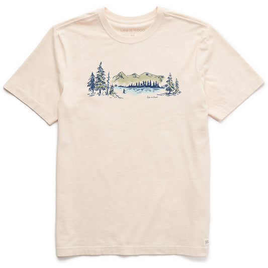 Men's Fly Fish Vista Short Sleeve Crusher Tee