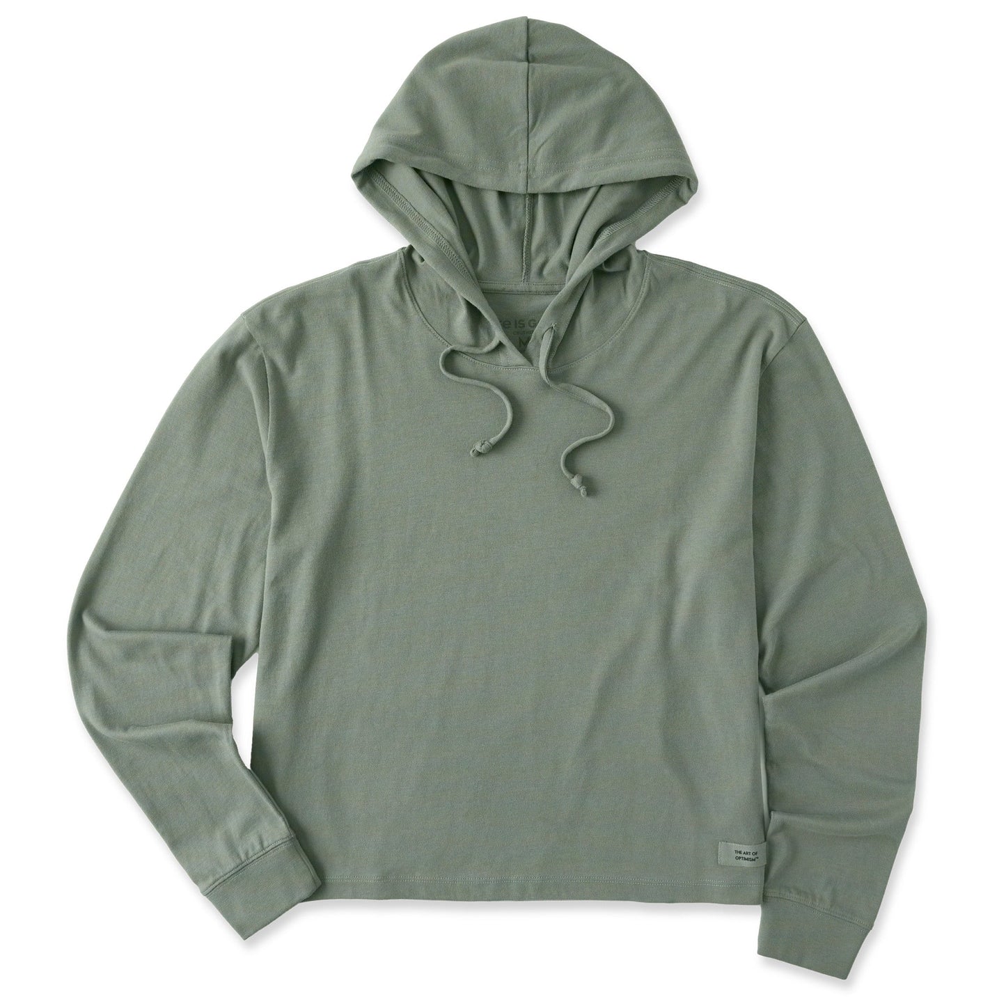 Women's Solid Crusher Boxy Hoodie