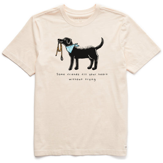 Men's Black Lab Fill Your Heart Short Sleeve Crusher Tee