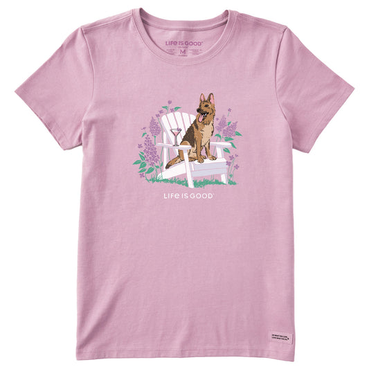Women's German Shepherd Adirondack Short Sleeve Tee