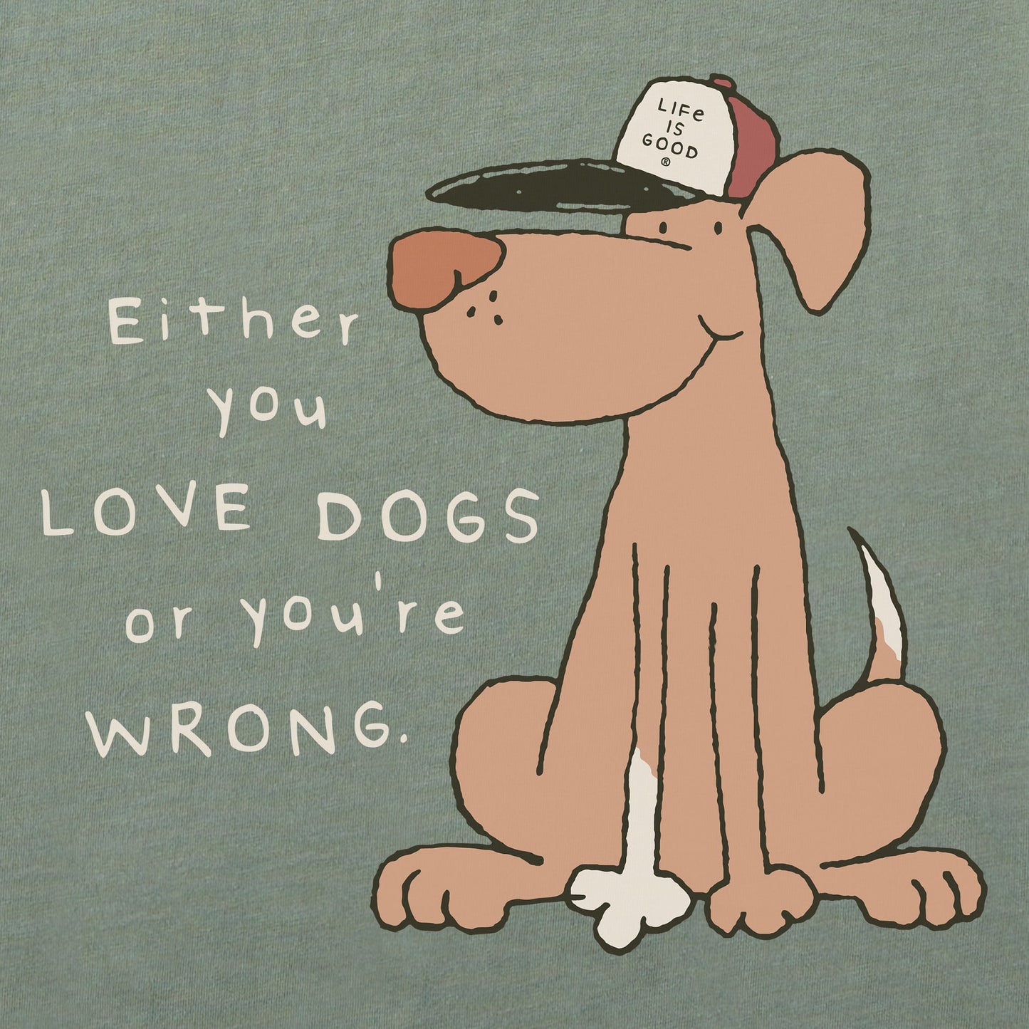 Women's Mutt Love Dogs Short Sleeve Crusher Tee