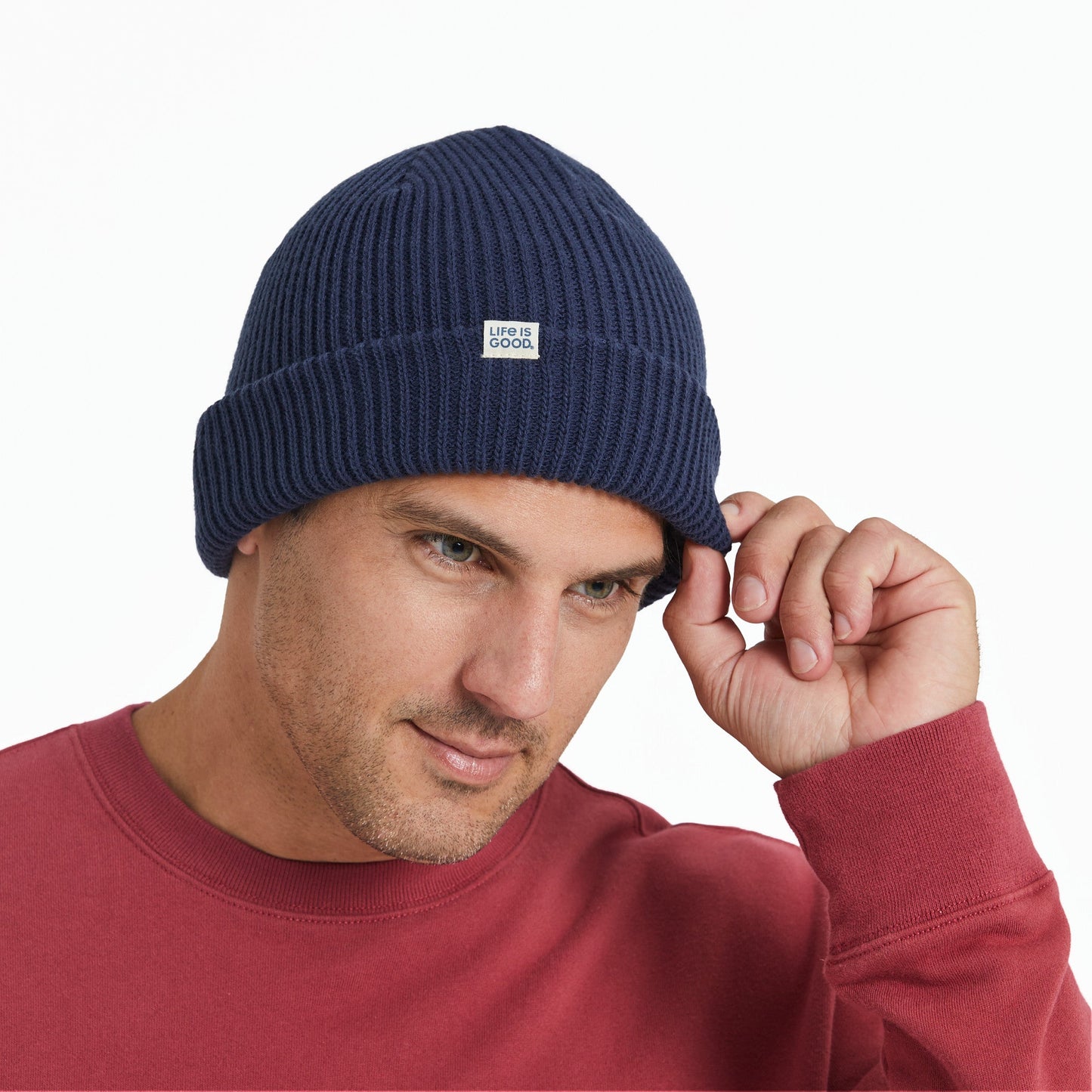 Adult Unisex Solid Mariner Beanie