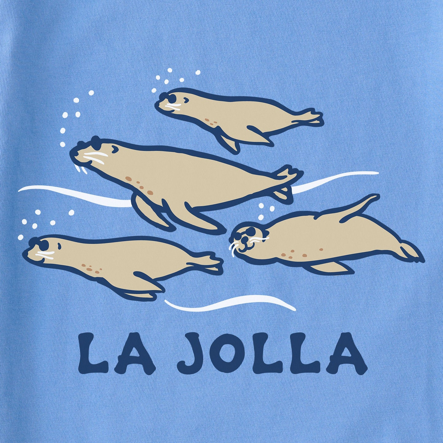 Women's School of Sea Lions La Jolla Short Sleeve Crusher Tee