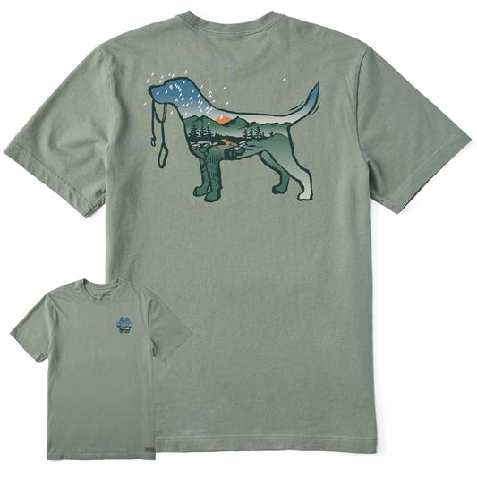 Men's Macro Micro Dogscape Short Sleeve Crusher Tee