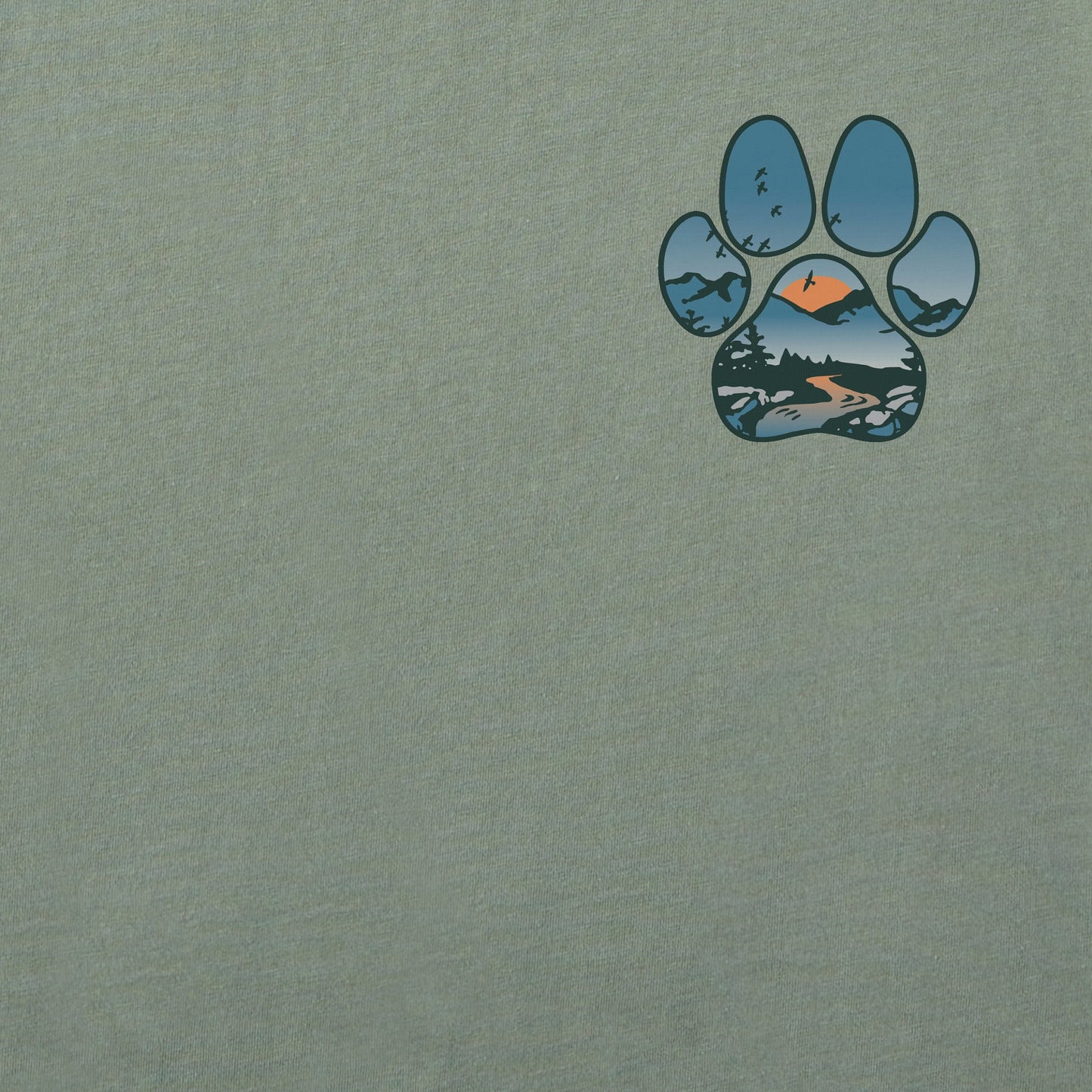 Men's Macro Micro Dogscape Short Sleeve Crusher Tee