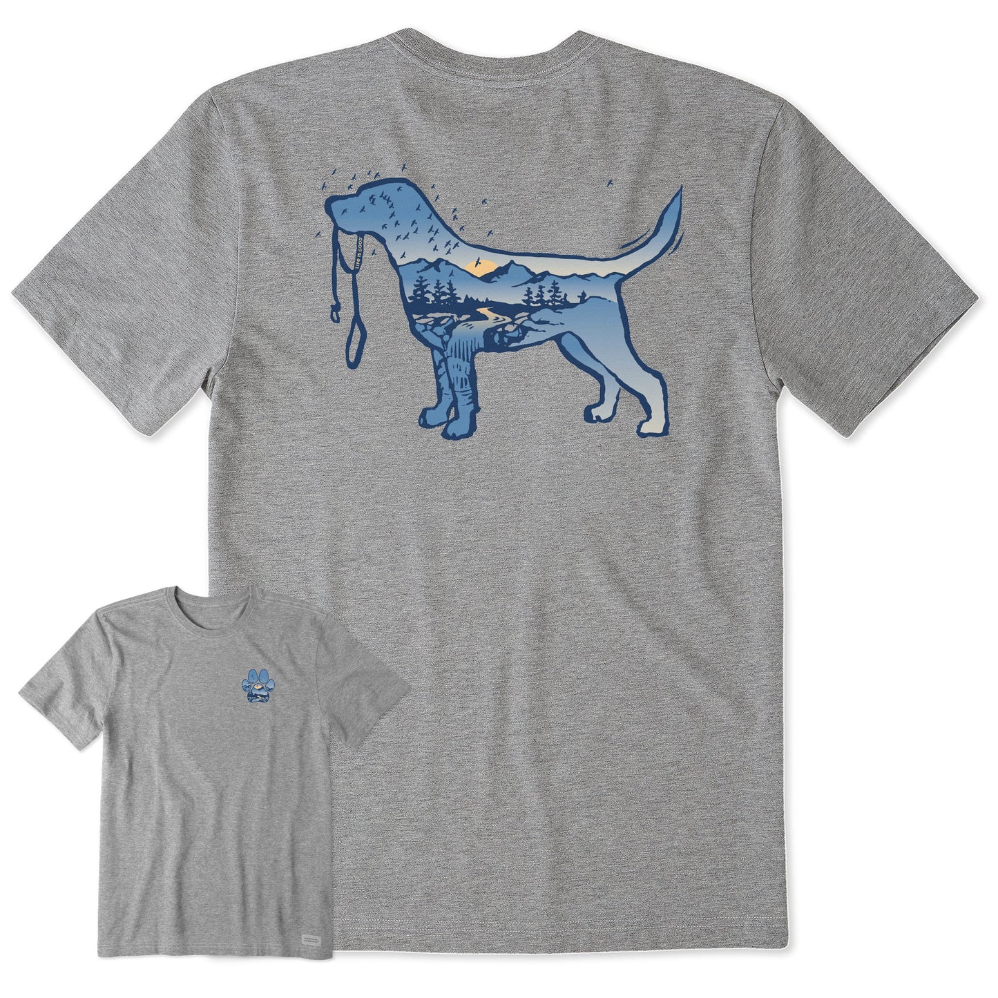 Men's Macro Micro Dogscape Short Sleeve Crusher Tee