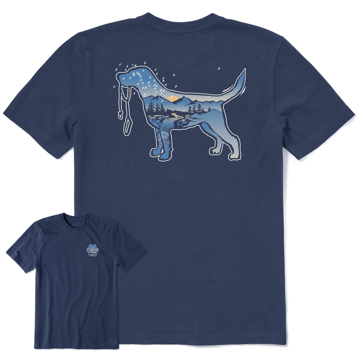 Men's Macro Micro Dogscape Short Sleeve Crusher Tee