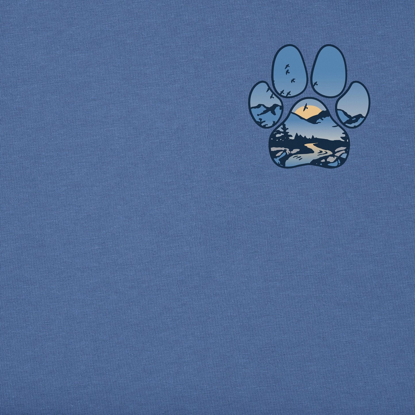 Men's Macro Micro Dogscape Long Sleeve Crusher Tee