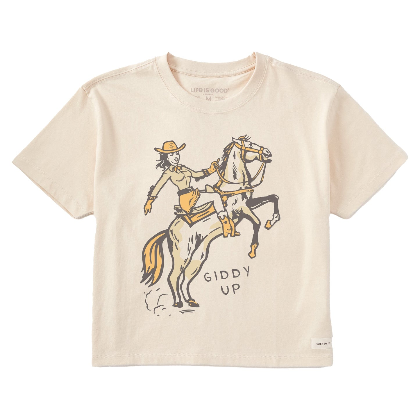 Women's Giddy Up Short Sleeve Crusher Boxy Tee