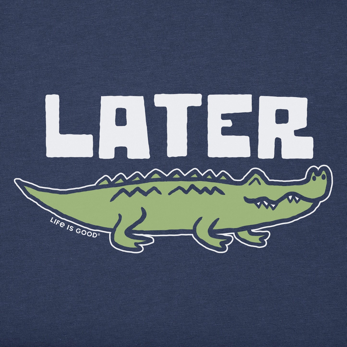 Kids Later Gator Short Sleeve Crusher Tee