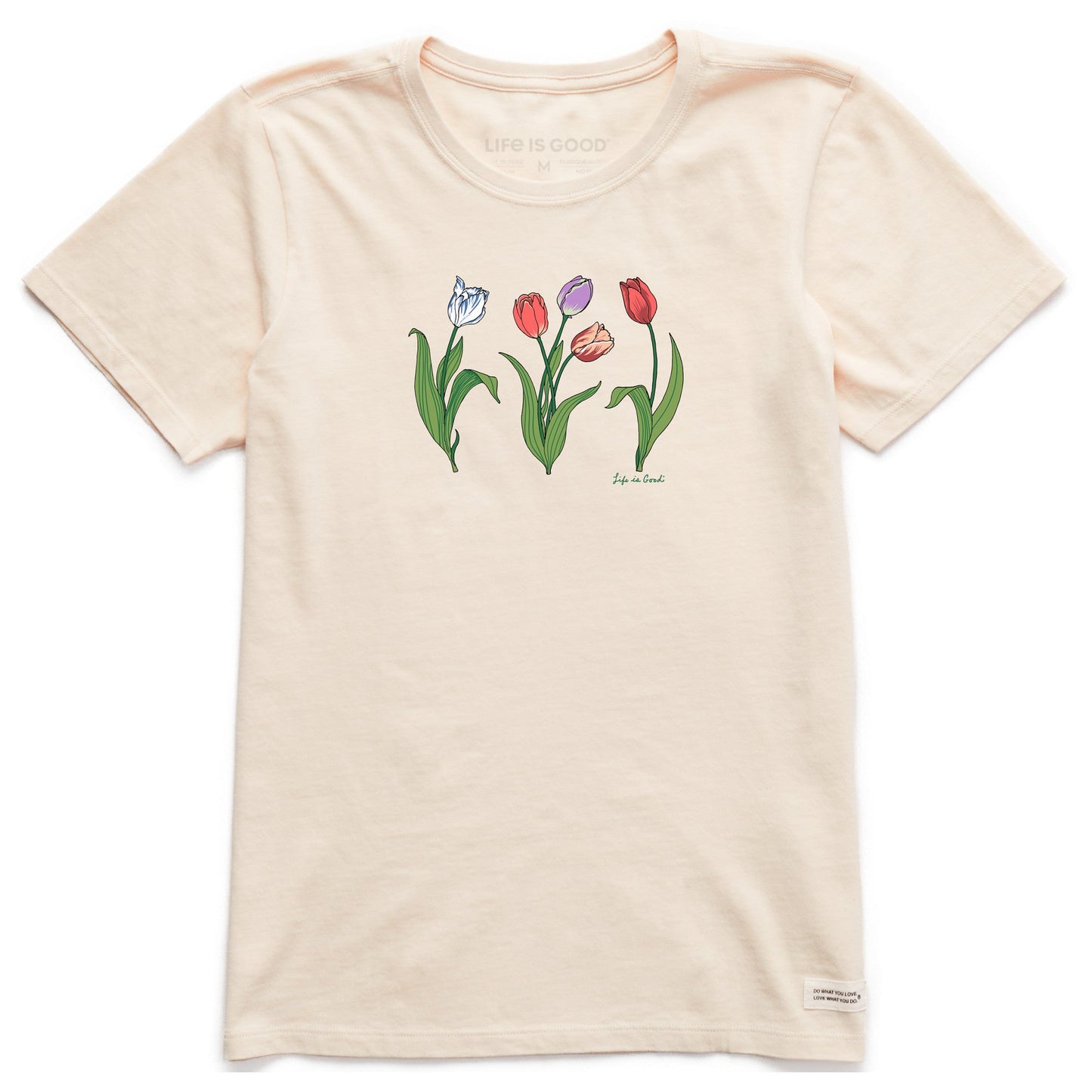 Women's 3 Genuine Tulips Short Sleeve Crusher Tee