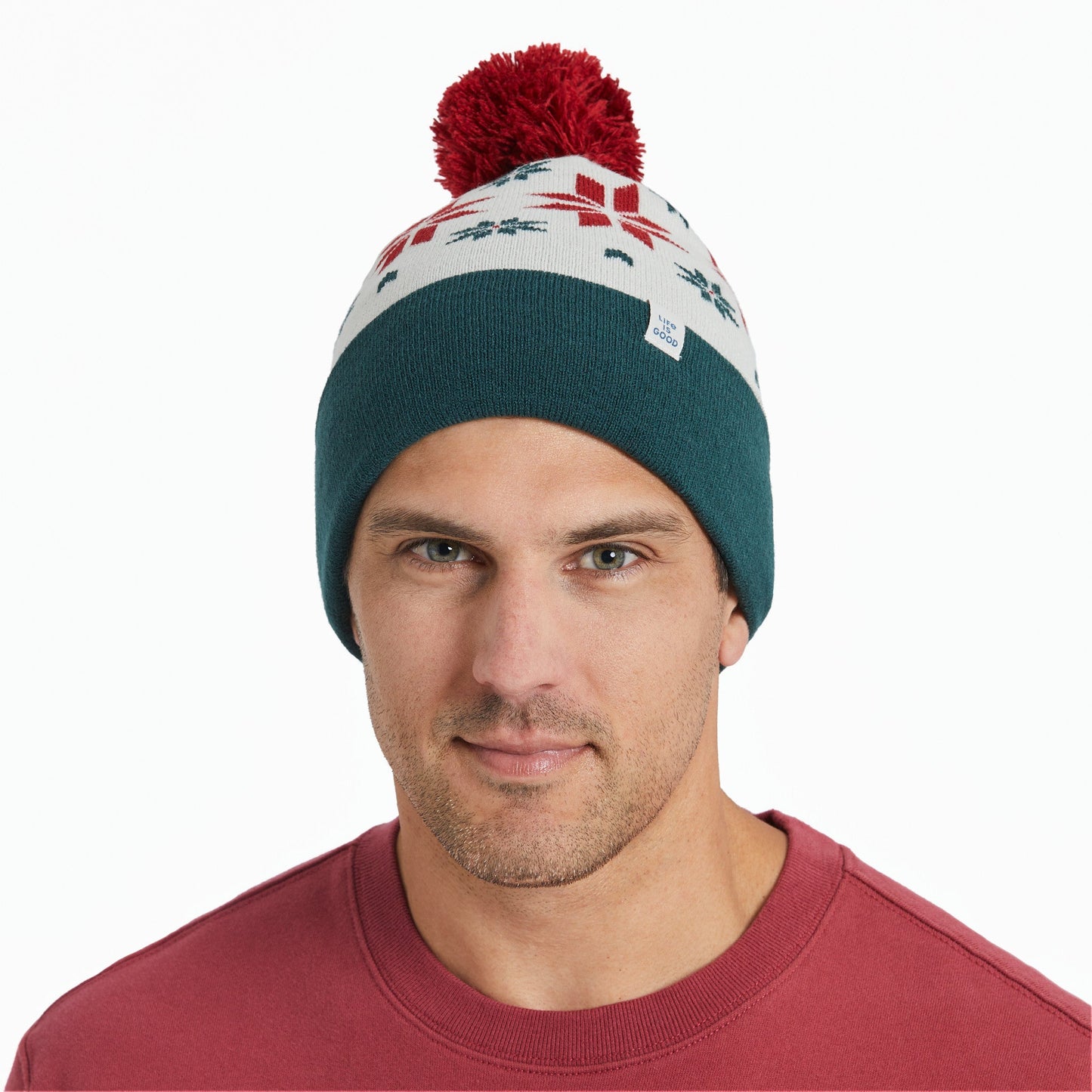 Adult Unisex Snowflake Pattern So Chill Beanie