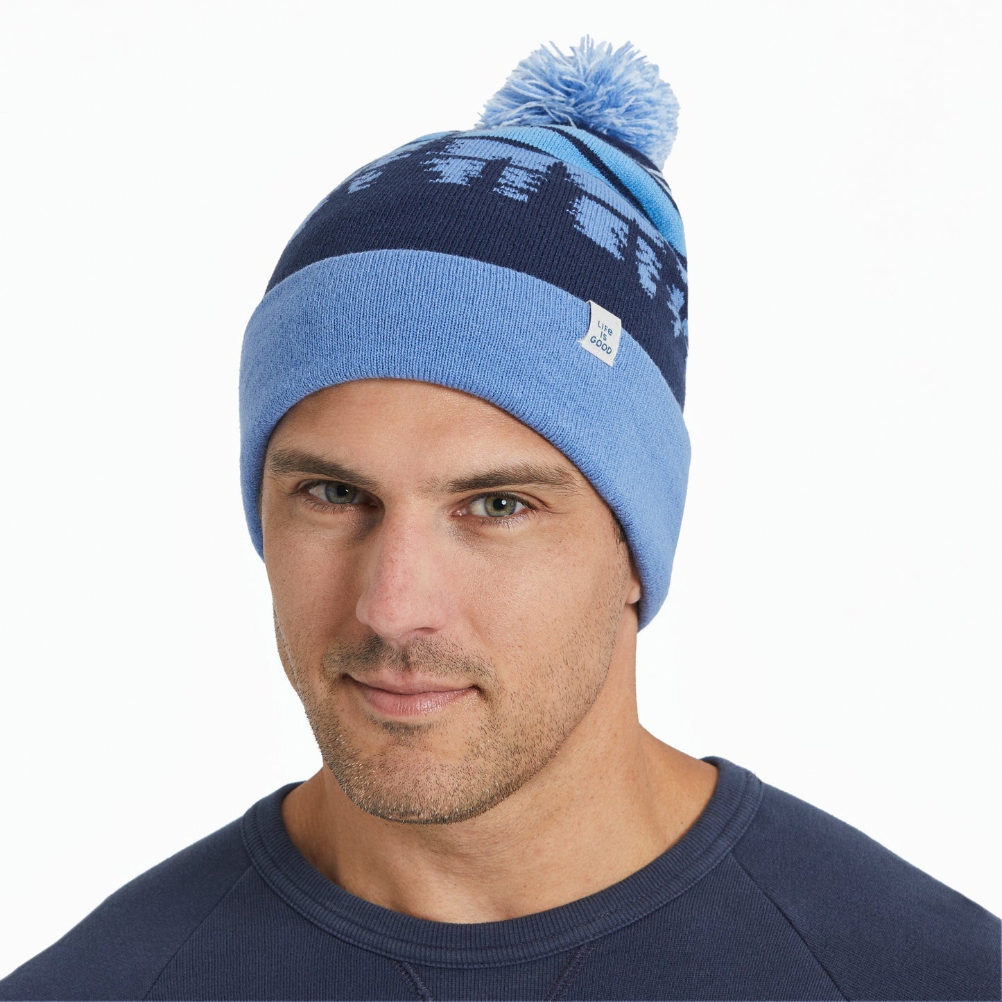 Adult Unisex Tree Striped Sky So Chill Beanie