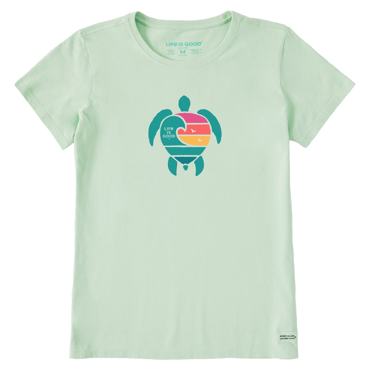 Women's Wavy Turtle Short Sleeve Crusher Tee