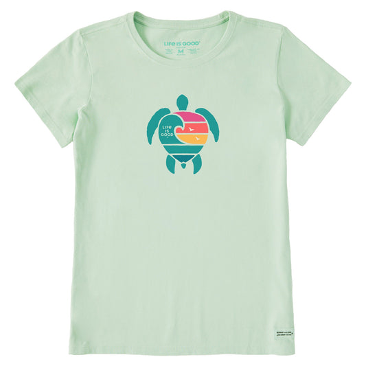 Women's Wavy Turtle Short Sleeve Crusher Tee