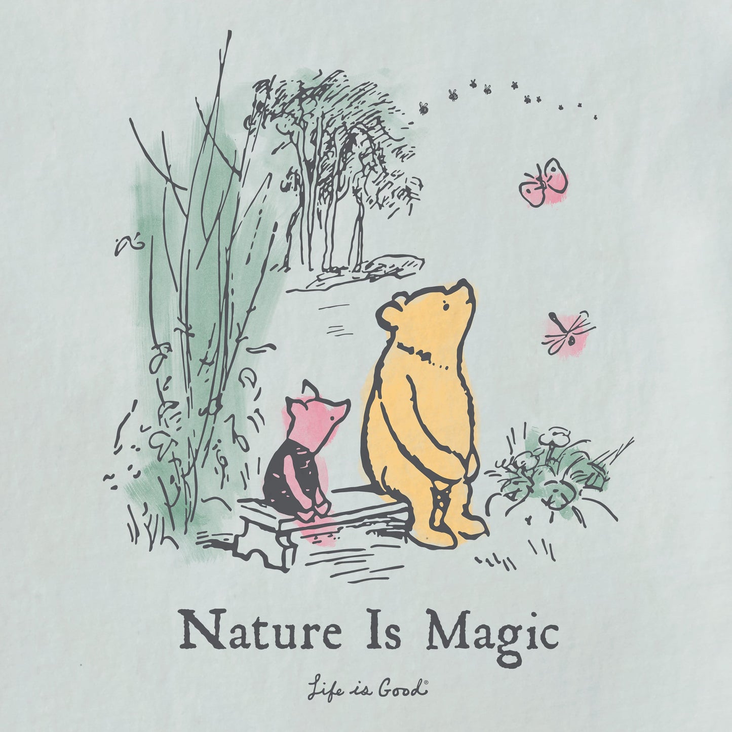 Women's Winnie & P Nature is Magic Short Sleeve Tee